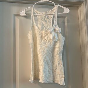 Hollister tank top blouse with bow